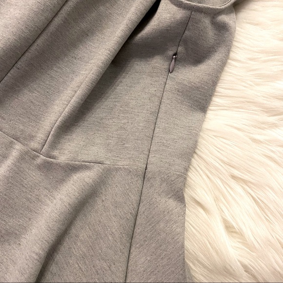 Grey fit and flare sweater dress - Picture 3 of 6